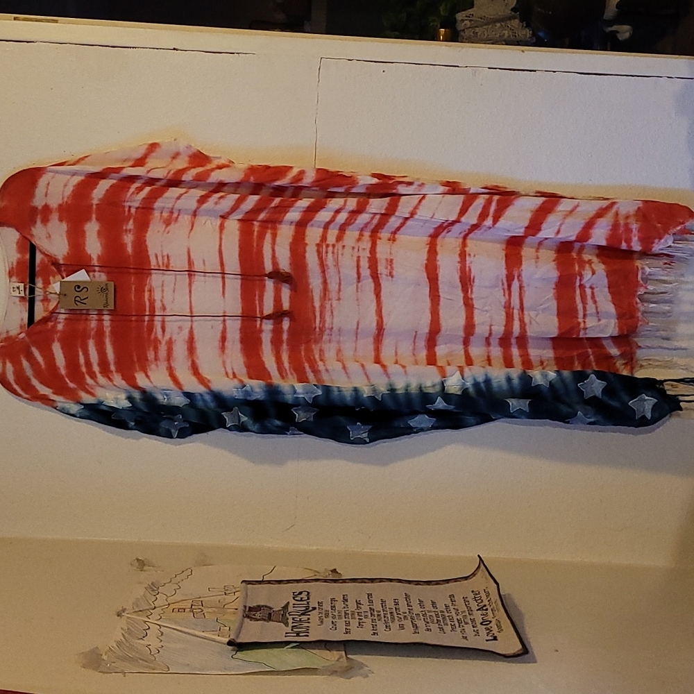 Riviera Sun, Patriotic Swim Suite Cover up